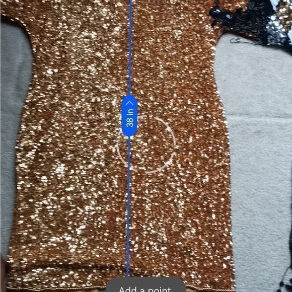 Vintage All Gold Sequin Dress - Picture 12 of 13